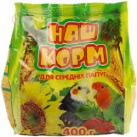 Наш Корм для средних попугаев 400г