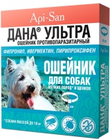 Api-San Дана Ультра протипаразитарний для собак до 10кг 40см