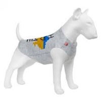 WAUDOG Clothes Майка для собак малюнок Дім XS22