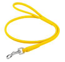 Collar Glamour повідець круглий жовтий 6мм/122см