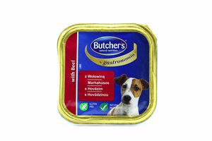 Butcher's gastromonia with Beef Консервований корм для собак з яловичиною 150g