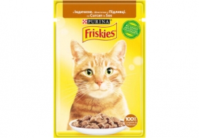 Purina Friskies Вологий корм шматочки індички у підливі 85г