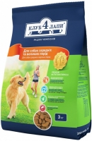 Клуб4Лапи сухий корм для собак середніх та великих порід 3кг
