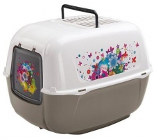 Ferplast Prima Decor закритий туалет для котів 39,5х52,5х38 см (колір в асортименті)