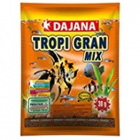 Dajana Tropi Gran Mix 30g Для всіх видів тропічних акваріумних риб та дискусів