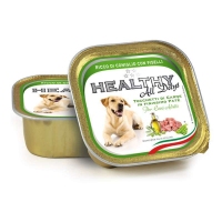 Healthy All days, вологий корм для собак, паштет зі шматочками, з кроликом та горохом, 150г