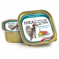 Healthy All days, вологий корм для котів, паштет з тунцем, 100г