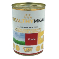 Healthy Meat, монопротеїновий вологий корм для собак, паштет з телятиною, 400г