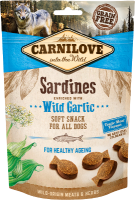 Carnilove Dog Semi Moist Ласощі д/собак сардину та часник, 200г