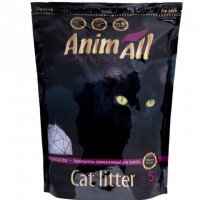 AnimAll наповнювач силікагель ПРЕМІУМ Кристали аметиста для котів, 5л