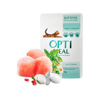 OptiMeal павуч для Котят з куркою 85г (12 шт)