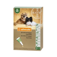 Advocate для собак до 4 кг 0,4 мл (1 шт)