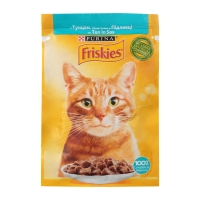 Purina Friskies Вологий корм шматочки тунця в підливі 85г