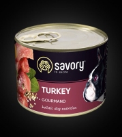 Savory Dog Gourmand з індичкою 200гр