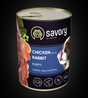 Savory All Breeds Puppy з кроликом 400гр