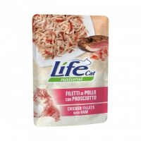 LifeCat Pouch with Pollo 70g КУРИНА ФІЛЯ І ПРОШУТТО