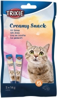 Trixie Ласощі д/кіш Creamy Snacks, креветка 5*14гр