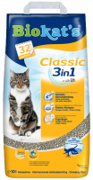 Biokat's Classic 3in1 Classic наповнювач, що комкується, для котячого туалету 10L