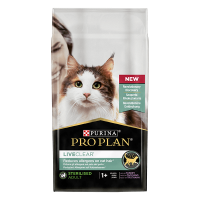 Pro Plan LiveClear Sterilised сухий корм для кастрованих котів Індичка 1.4kg