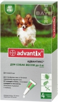 Advantix для собак вагою до 4х кг (1шт)