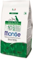 Monge Dog Maxi Adult, курка з рисом 3кг